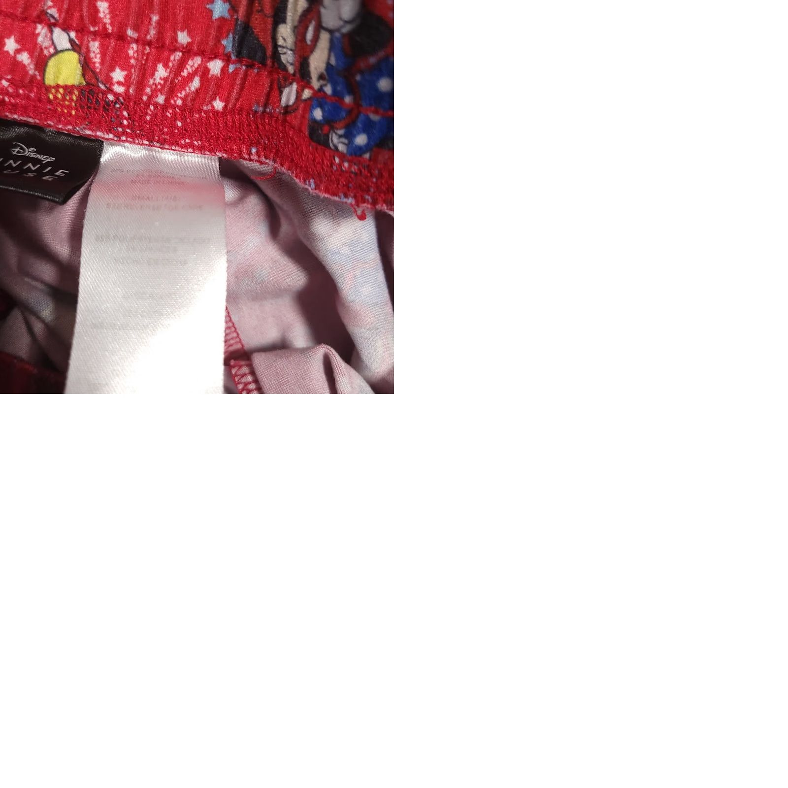 Disney VINTAGE? Disney Mickey Minnie Mouse Pajama Pants Fleece Red Women’s Size Small Size 28" / US 6 / IT 42 - 9 Thumbnail