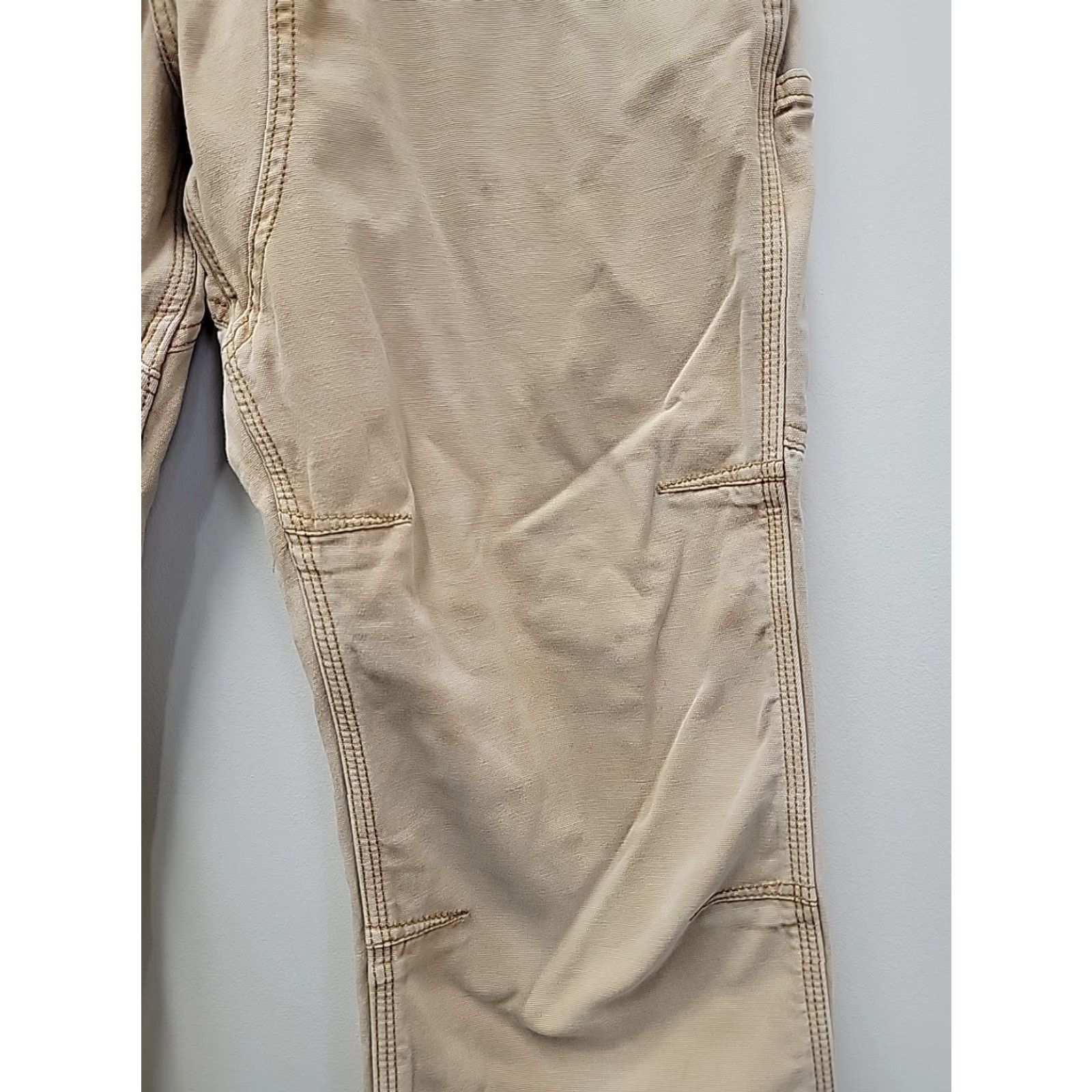 Carhartt Carhartt Pants Mens 38x30 Relaxed Fit Brown 5-Pocket Double Knee Workwear Casual Pants Size US 38 / EU 54 - 7 Thumbnail