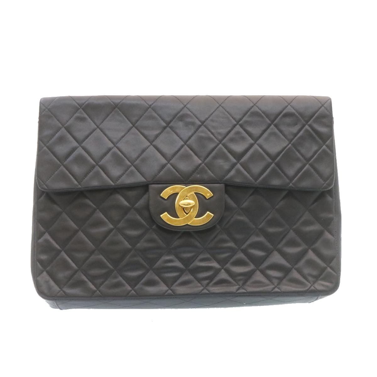 Chanel Black Leather Shoulder Bag (Pre-Owned) Size ONE SIZE - 1 Thumbnail