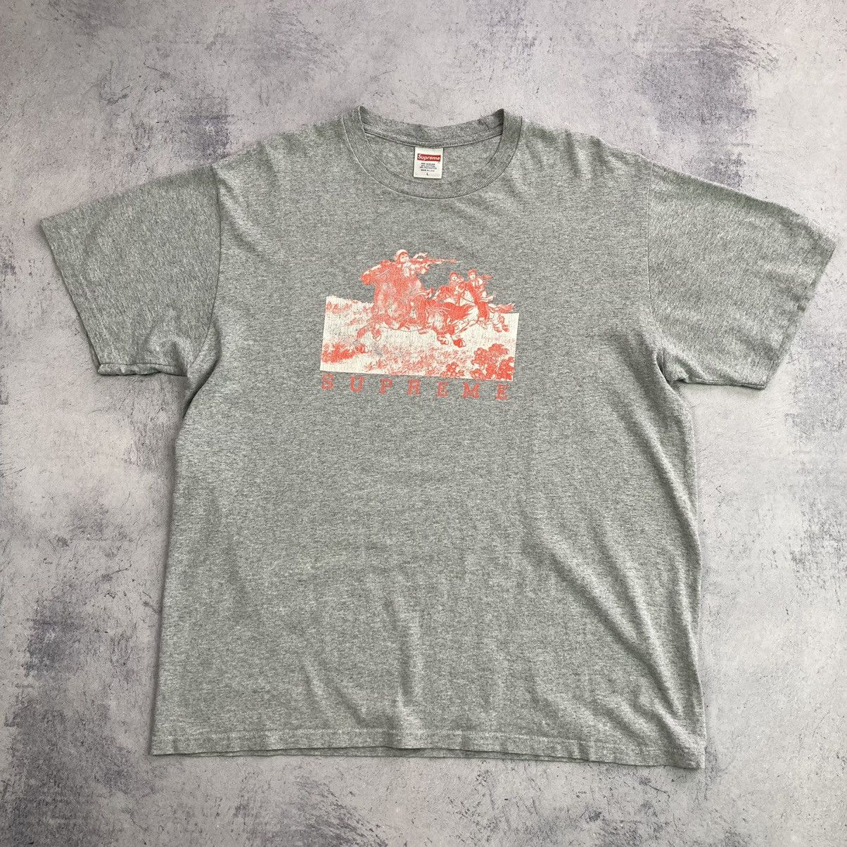 Streetwear Supreme big logo tee