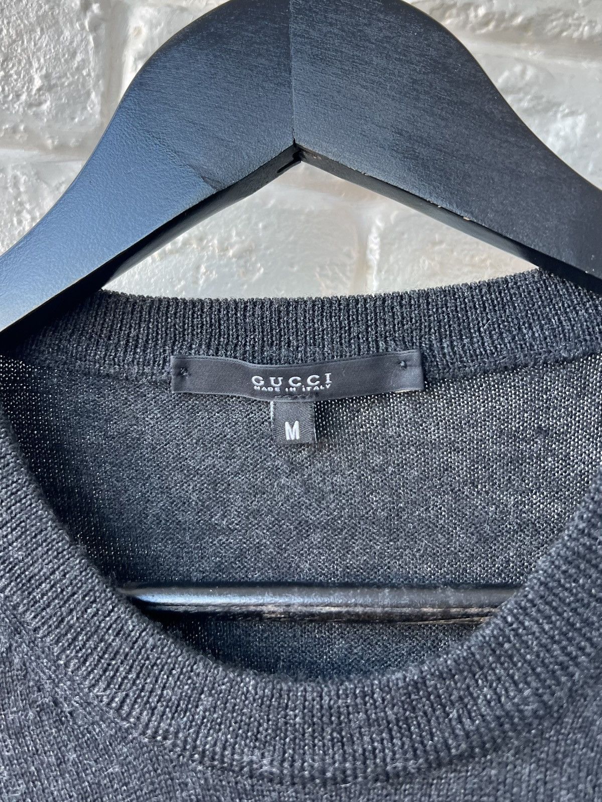 Gucci Gucci Gray G Logo Wool Knit Sweater Size US M / EU 48-50 / 2 - 4 Thumbnail