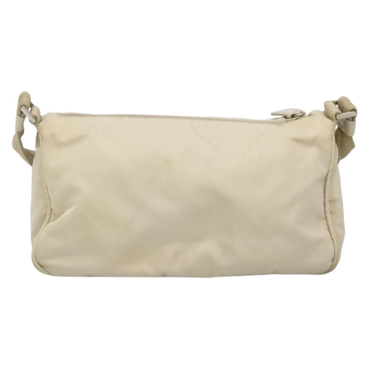 Prada PRADA Shoulder Bag Nylon Beige Silver Size ONE SIZE - 3 Thumbnail