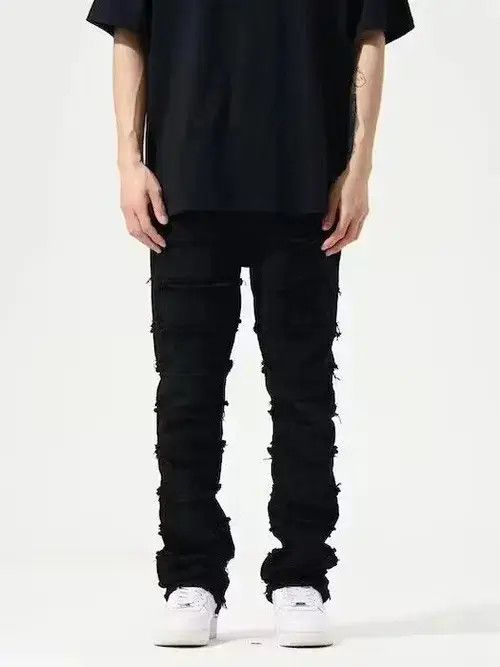 Opium Black Stack Denim Jeans