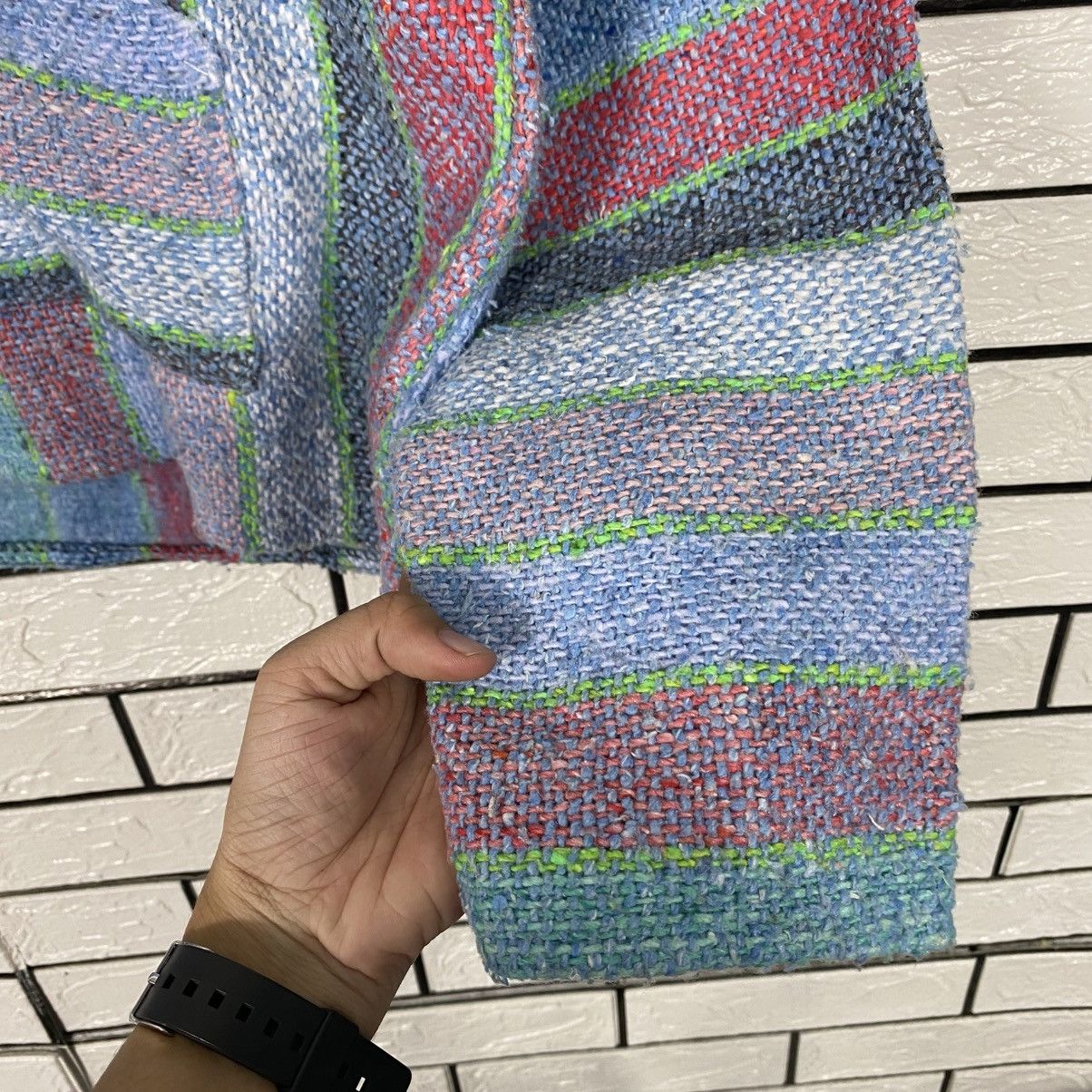 Japanese Brand Vintage Anorak Hoodie Wool Jacket Molina Striped Design Size US S / EU 44-46 / 1 - 14 Thumbnail