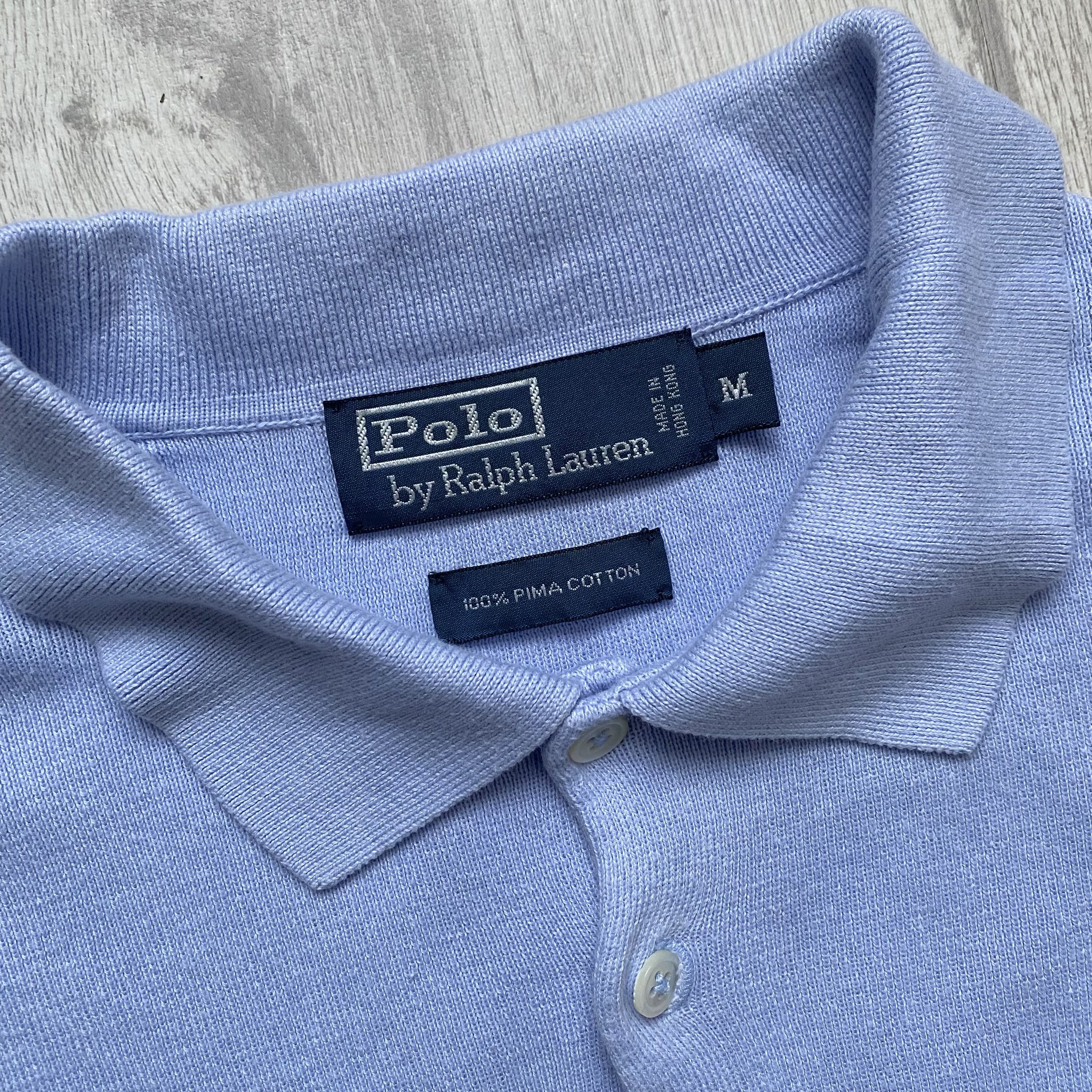 Polo Ralph Lauren 90s Vintage Polo Ralph Lauren Sweater Polo Light Small Logo Size US M / EU 48-50 / 2 - 6 Thumbnail