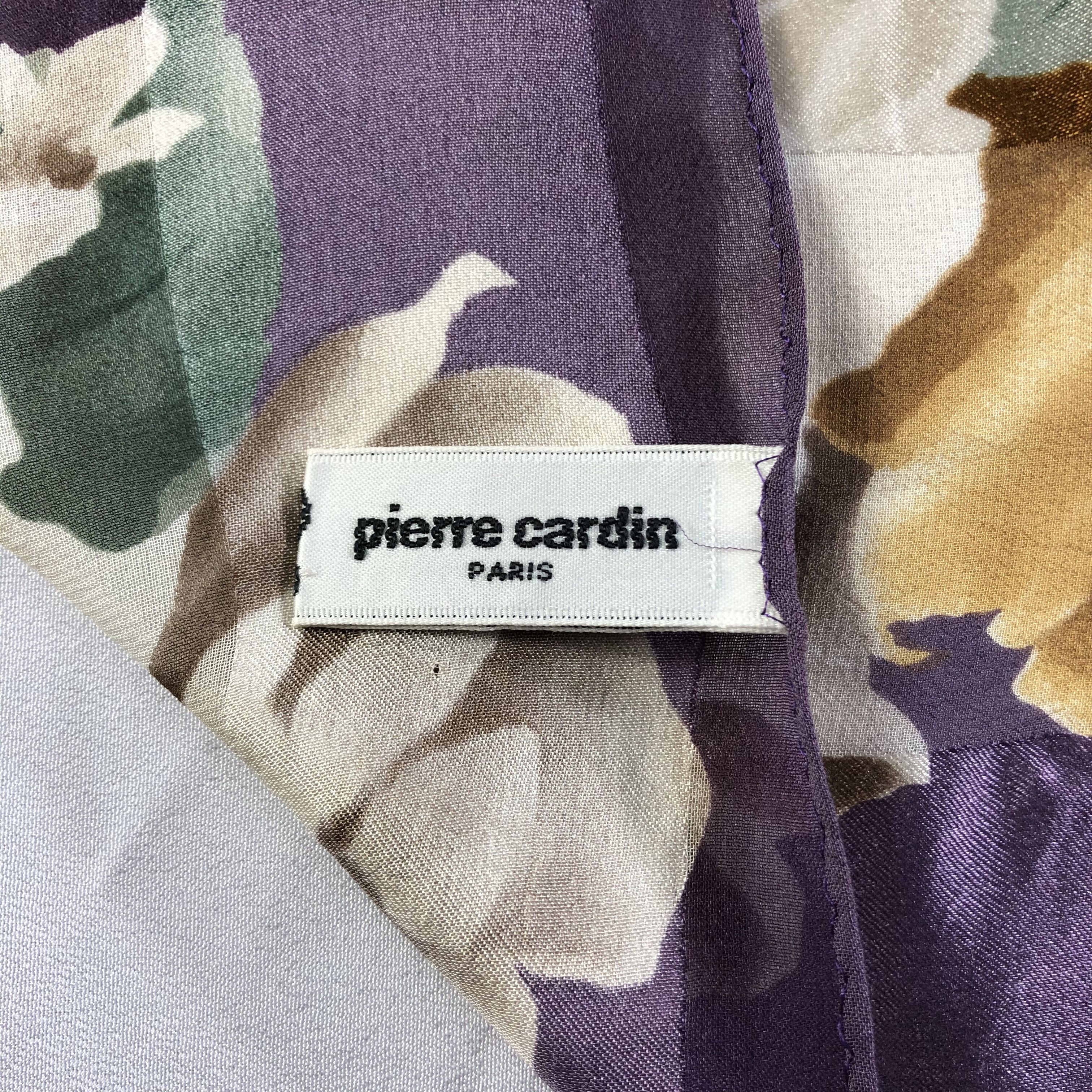 Pierre Cardin × Vintage Vintage Pierre Cardin Silk Scarf Size ONE SIZE - 5 Thumbnail