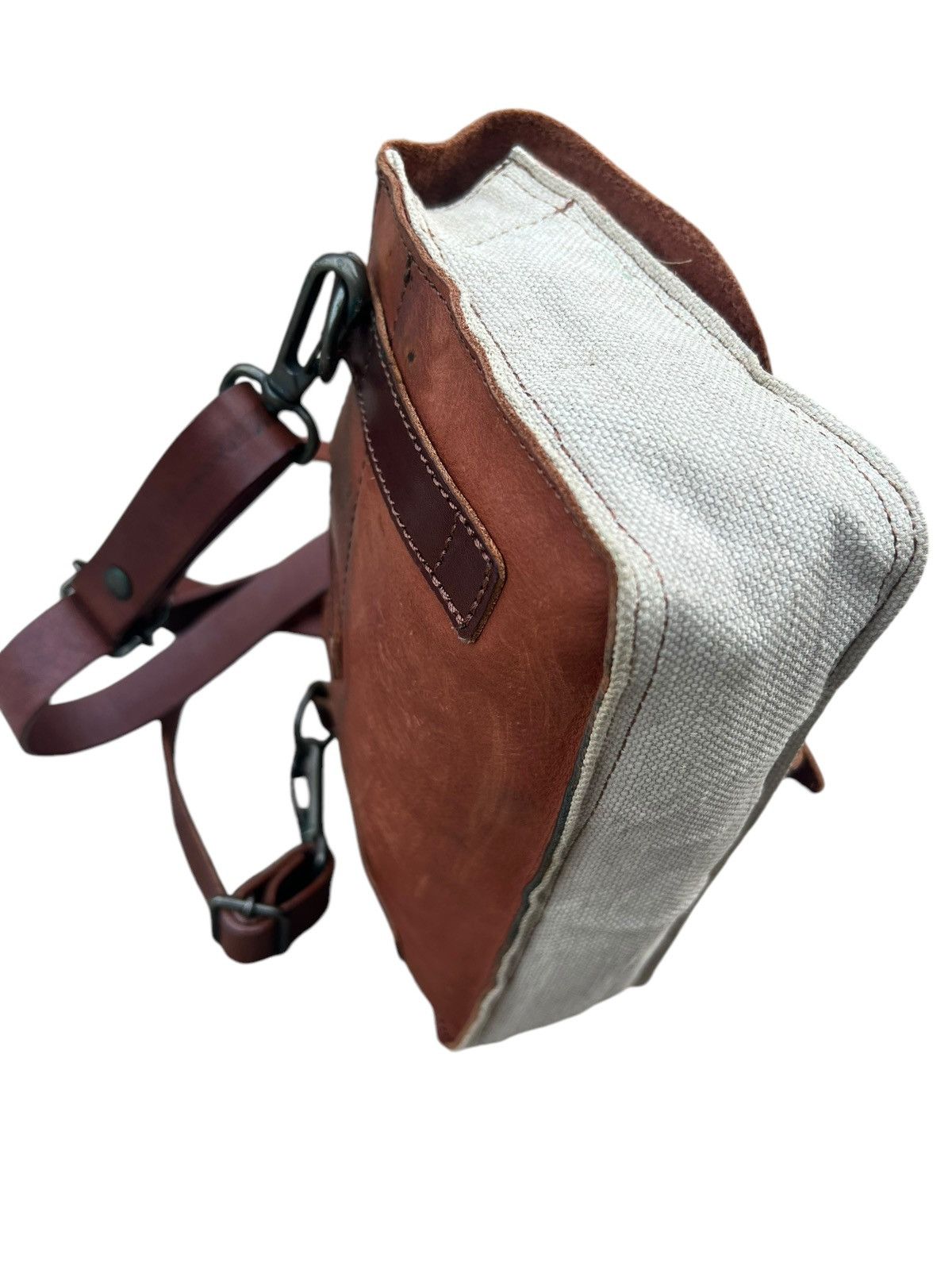 Leather Vintage Agility Japan Patina Leather Hybrid Bag Size ONE SIZE - 17 Thumbnail