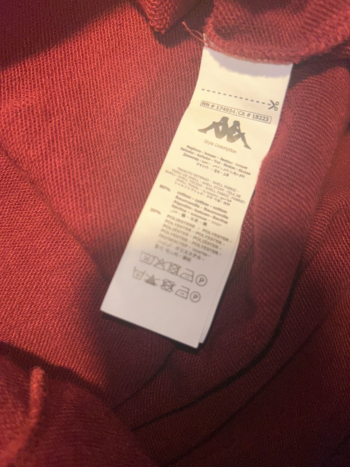 Kappa Kappa Authentic Katio Hoodie Size US XL / EU 56 / 4 - 3 Thumbnail
