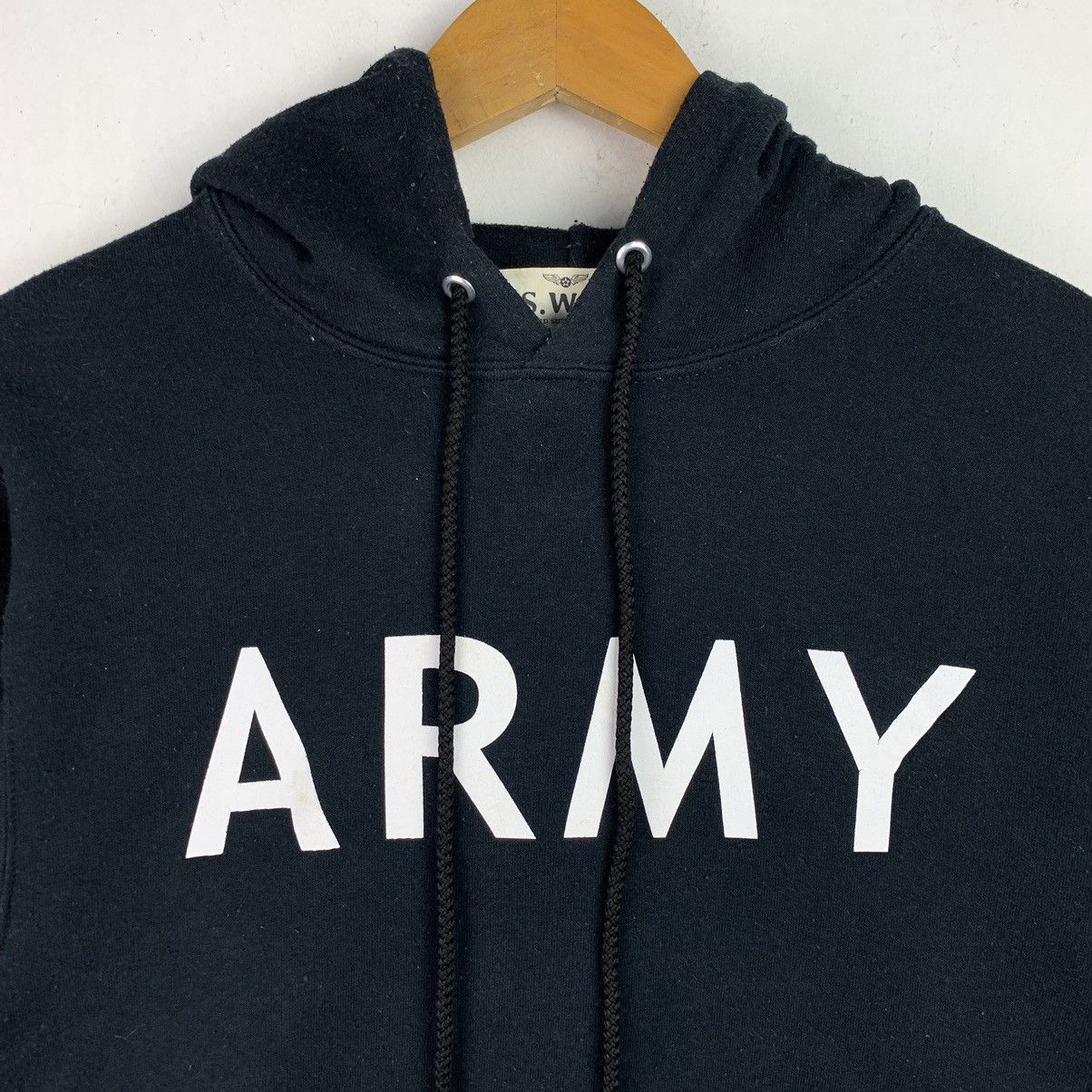 Japanese Brand × Vintage Vintage Army Logo Hoodie Size US S / EU 44-46 / 1 - 2 Thumbnail