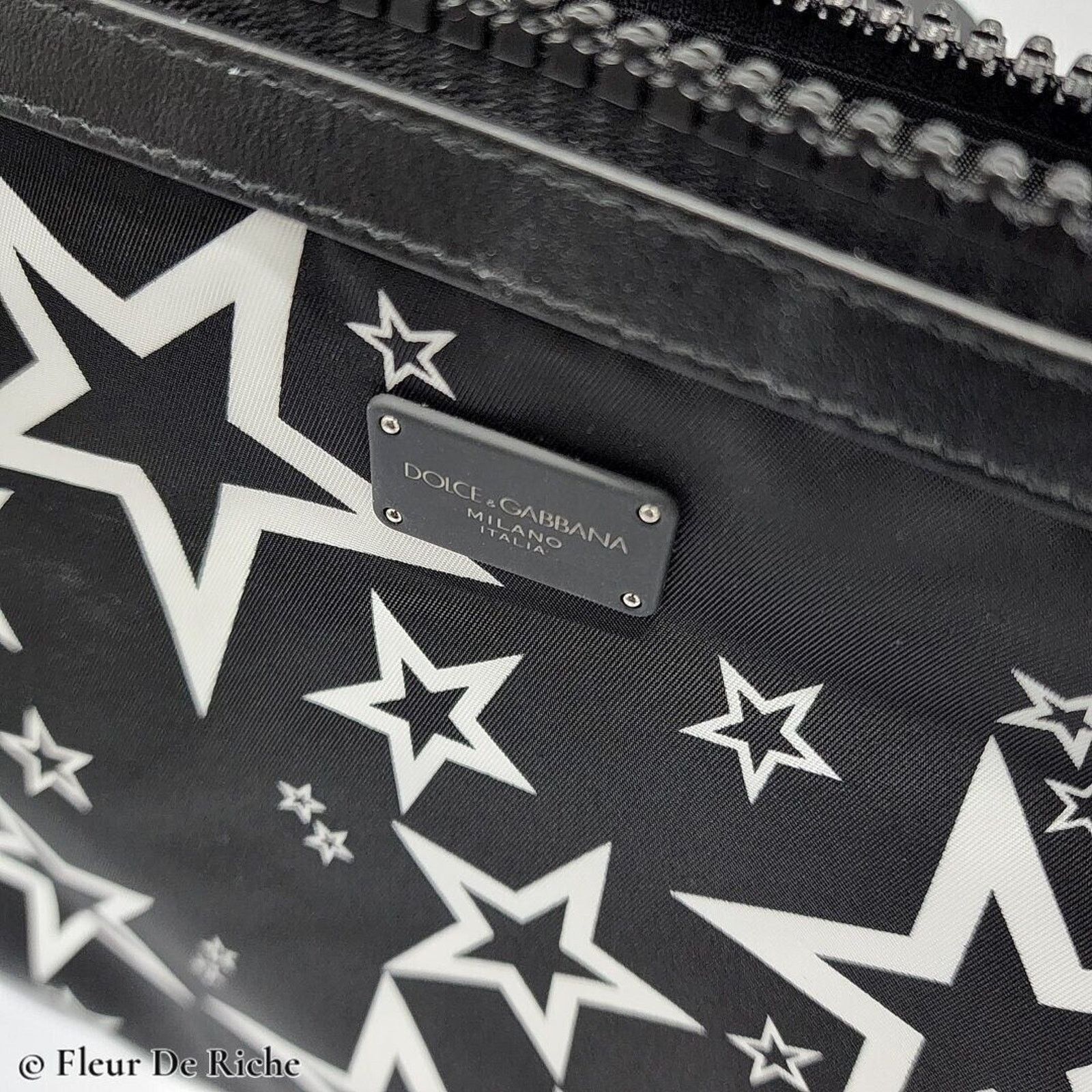 Dolce & Gabbana Dolce & Gabbana Millennials Star Wristlet / Clutch Black Size ONE SIZE - 3 Thumbnail