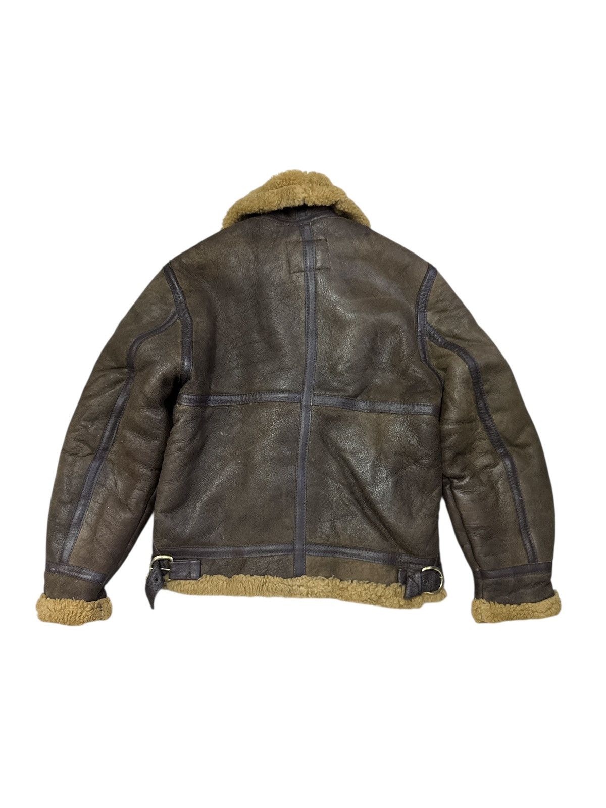 Schott VINTAGE 1980s SCHOTT B-3 SHEARLING JACKET Size US M / EU 48-50 / 2 - 2 Thumbnail