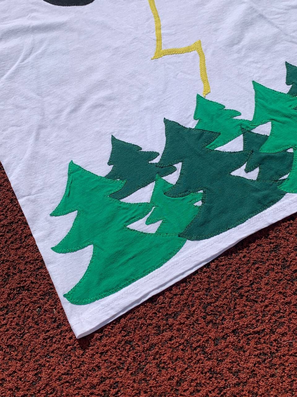 Handmade × Nike × Vintage Nike Vintage Handmade Lighting T-Shirt Size US XL / EU 56 / 4 - 4 Thumbnail