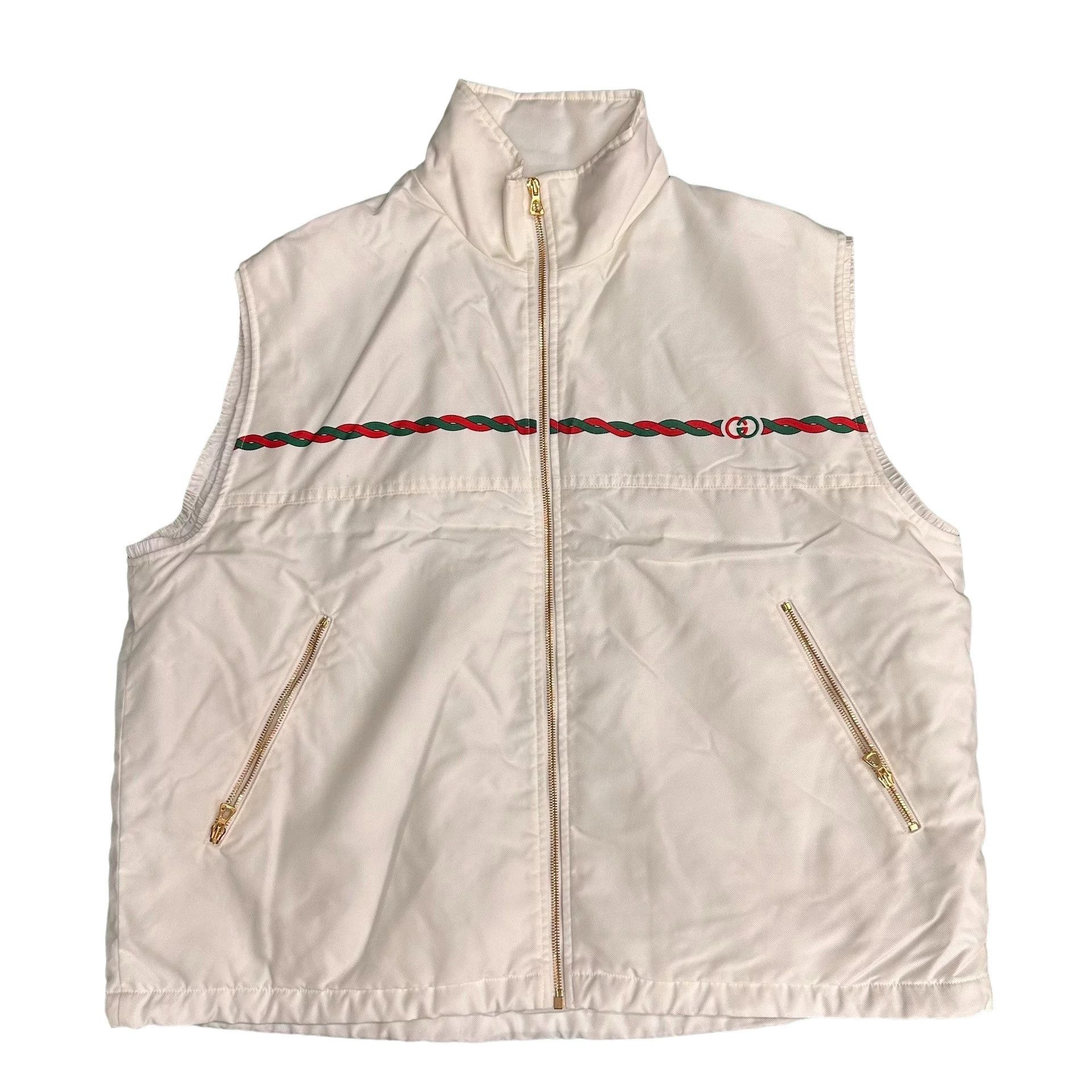 Gucci Gucci Logo Trim Vest Size 50 Size US M / EU 48-50 / 2 - 1 Thumbnail