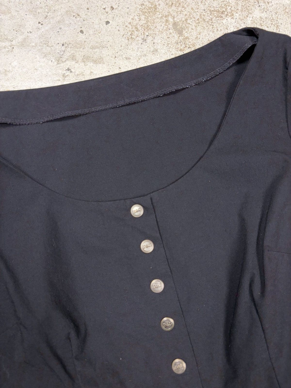 Dolce & Gabbana Vintage Early 90s Dolce & Gabbana Light Black Blazer Jacket Size S / US 4 / IT 40 - 6 Thumbnail
