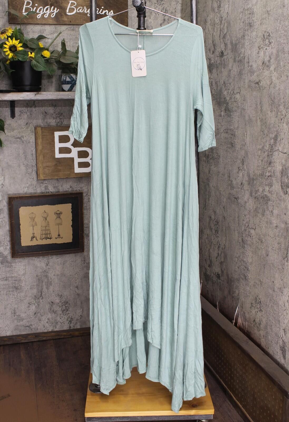 Other Nwt Love In A-line Unlined Flowy Dress D6190c S Sage Green Size S / US 4 / IT 40 - 1 Thumbnail