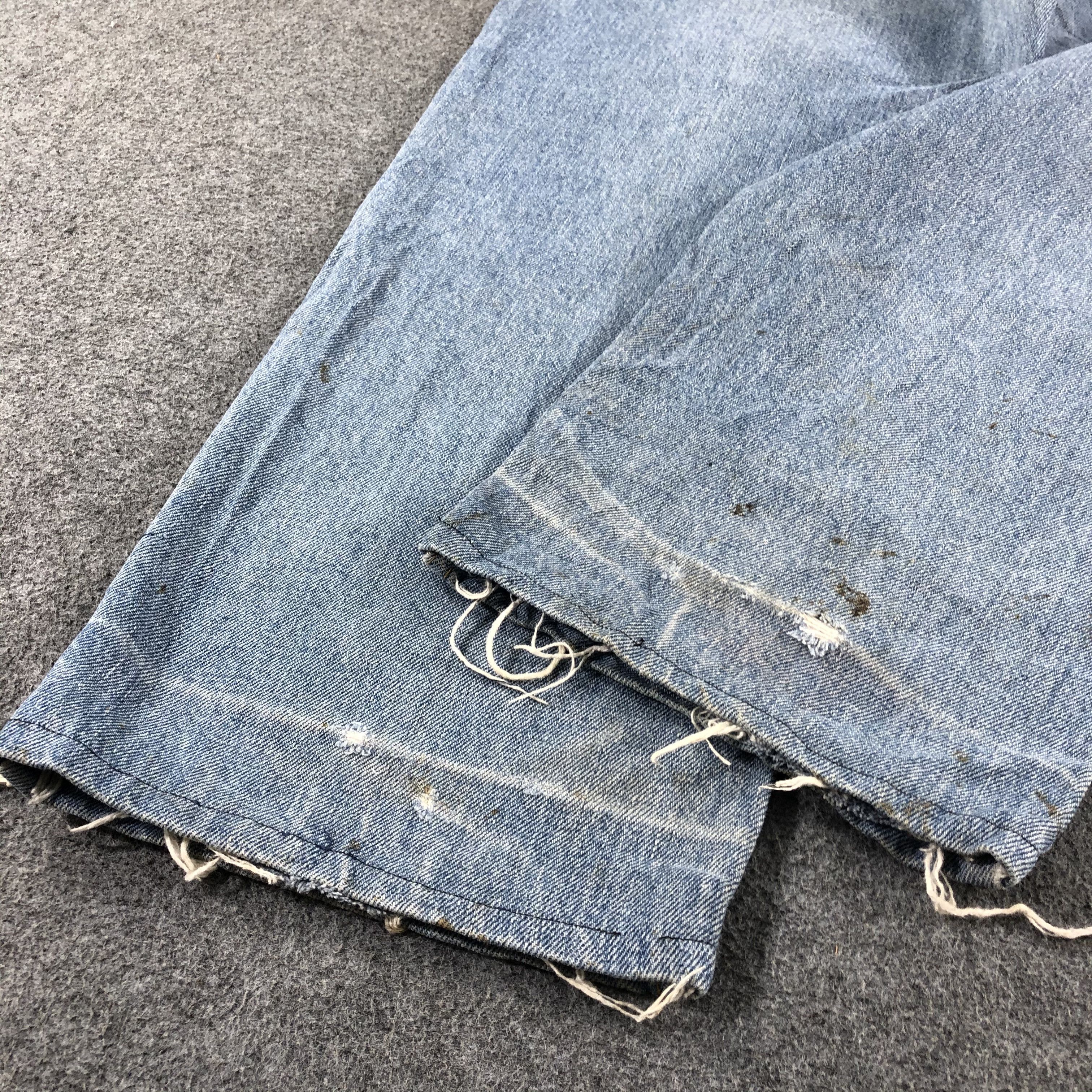 Levi's 90s Vintage Blue Wash Levis 550 Jeans-J2659 Size US 36 / EU 52 - 6 Thumbnail
