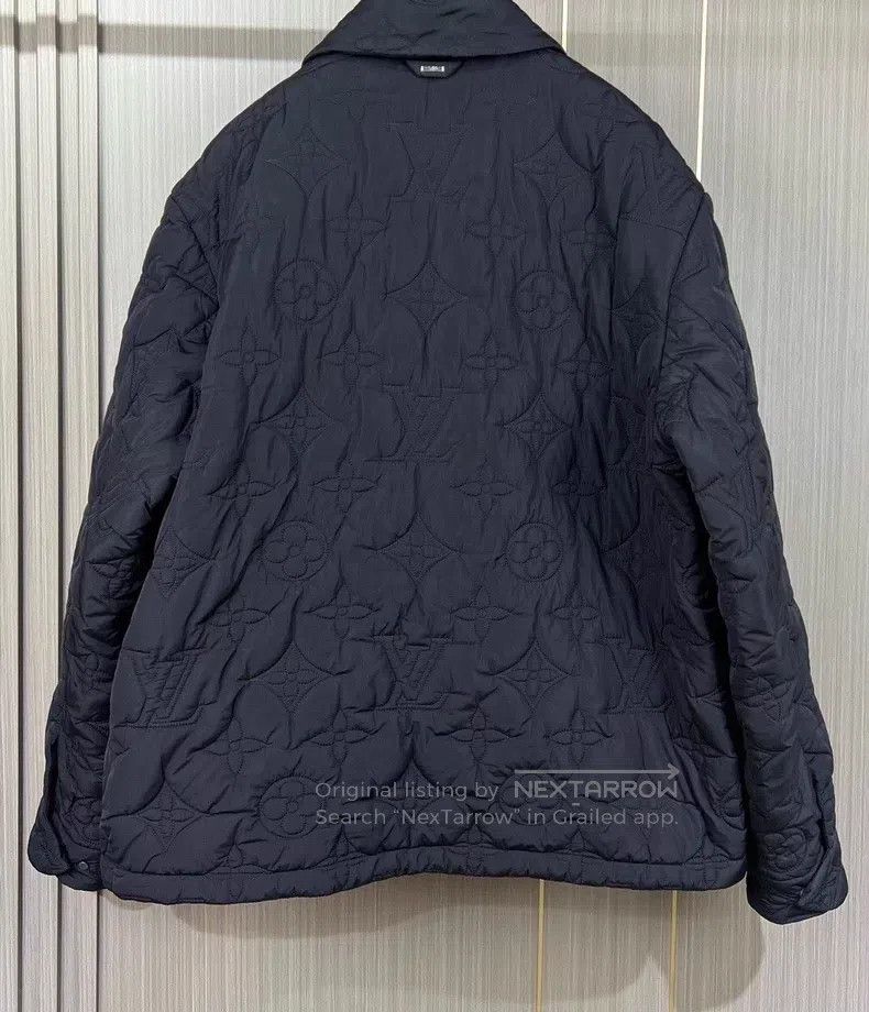 Louis Vuitton Louis Vuitton Black Embossed Corset Cotton Jacket Size US L / EU 52-54 / 3 - 3 Thumbnail