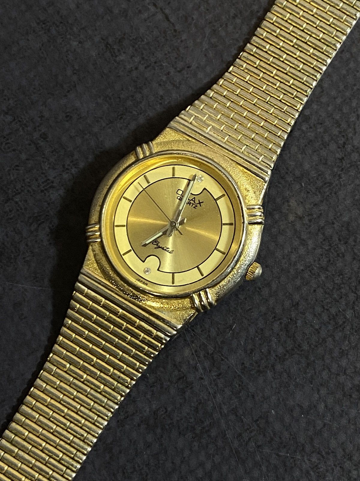 Japanese Brand × Vintage Elegant OMAX Watch with Gold Bracelet Japan Mov’t Size ONE SIZE - 6 Thumbnail
