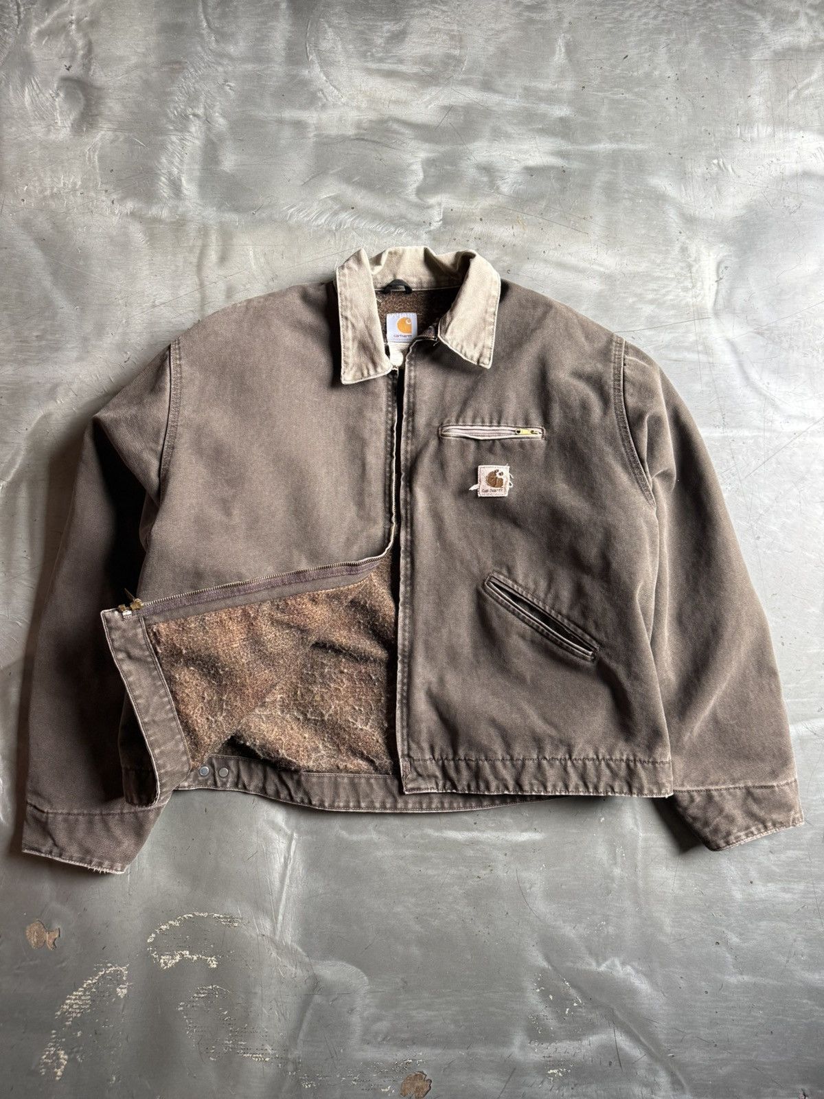 Carhartt Vintage Brown Blanket Line Carhartt jacket Size US XXL / EU 58 / 5 - 4 Thumbnail