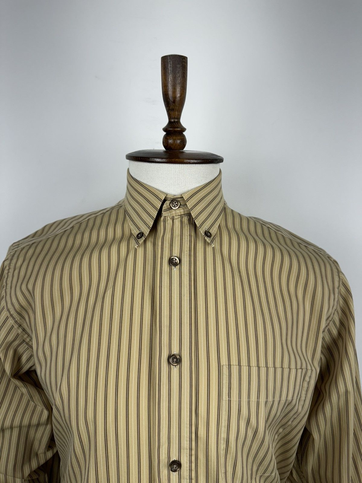 Lanvin × Vintage Vintage Lanvin Paris Long Sleeve Button Down Shirt size M Size US M / EU 48-50 / 2 - 2 Thumbnail
