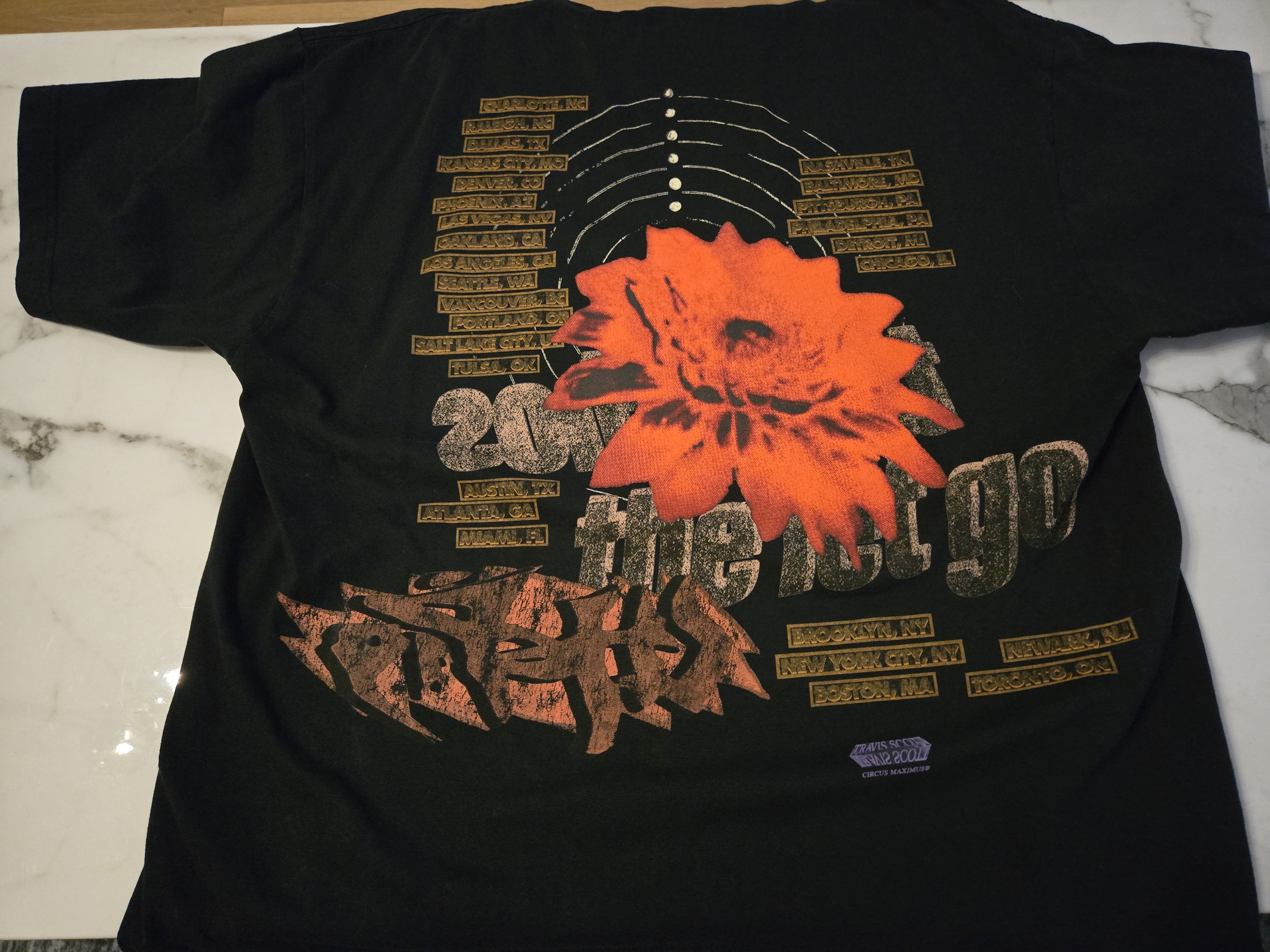 Travis Scott Travis Scott Circus Maximus Delresto t-shirt XL NEW Size US XL / EU 56 / 4 - 2 Thumbnail