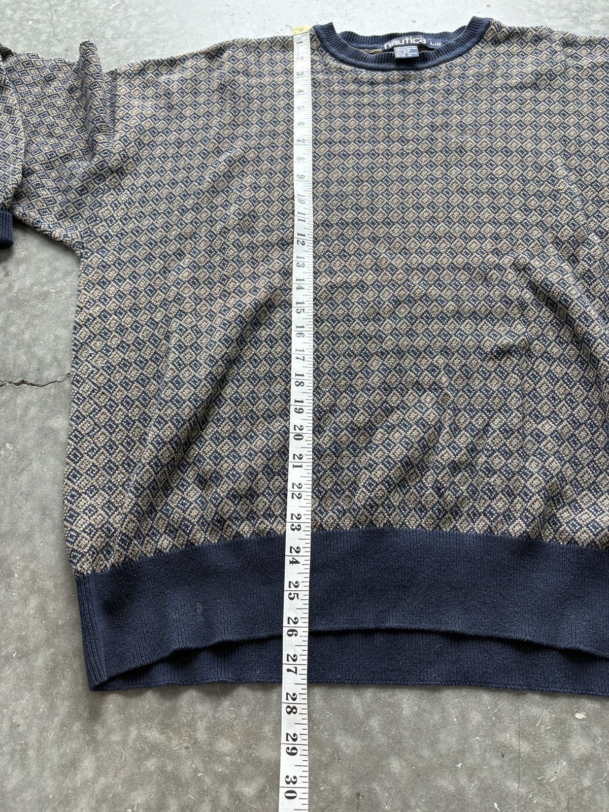 Nautica Vintage 90s Nautica Sweater Boxy Fit Size US L / EU 52-54 / 3 - 6 Thumbnail