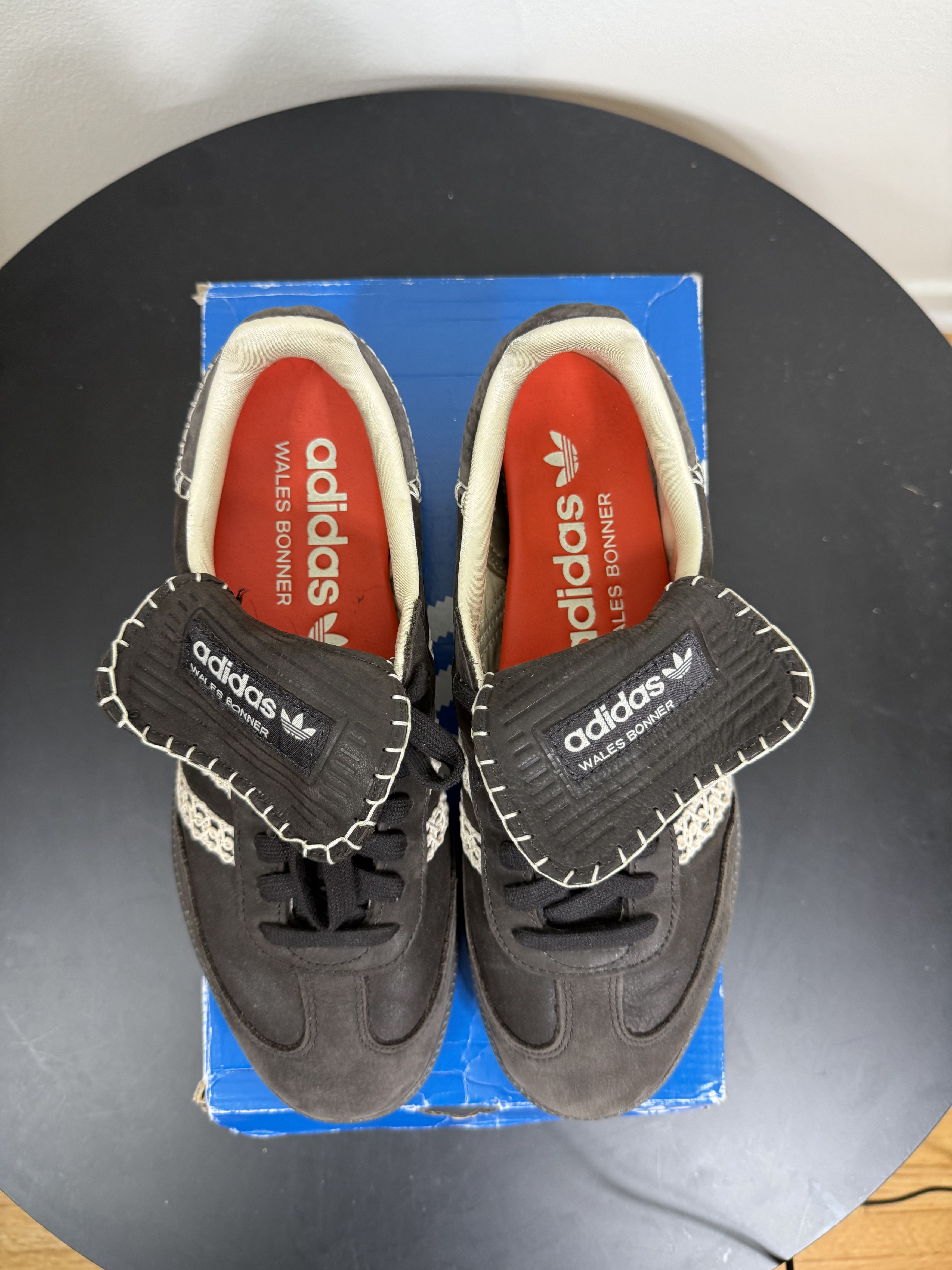 Adidas × Wales Bonner Samba Black Leather (extremely rare first pair FW20) Size US 8.5 / EU 41-42 - 3 Thumbnail