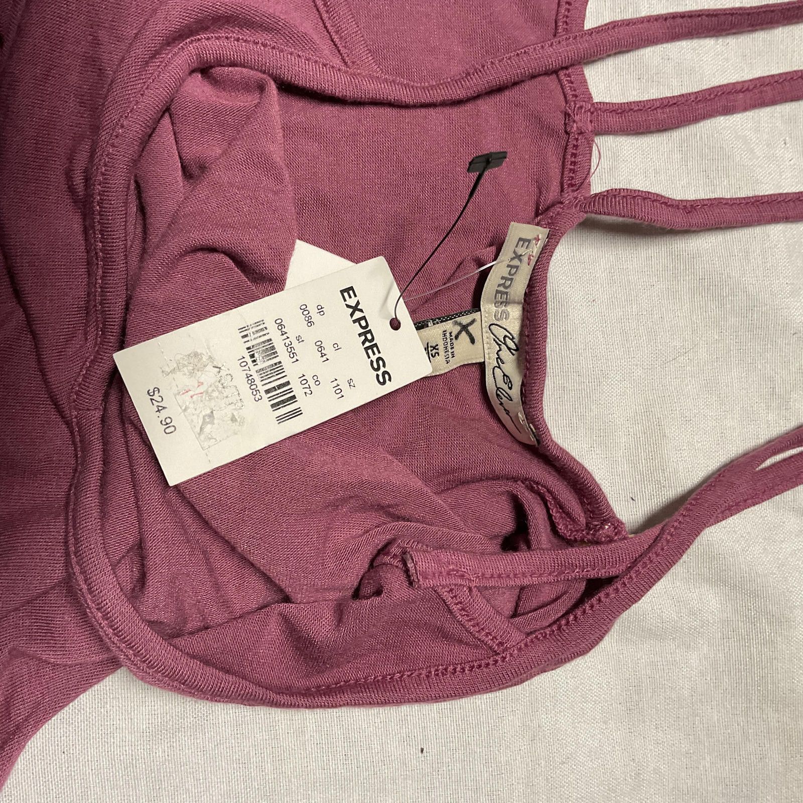 Express pink plum express tank Size XS / US 0-2 / IT 36-38 - 2 Thumbnail