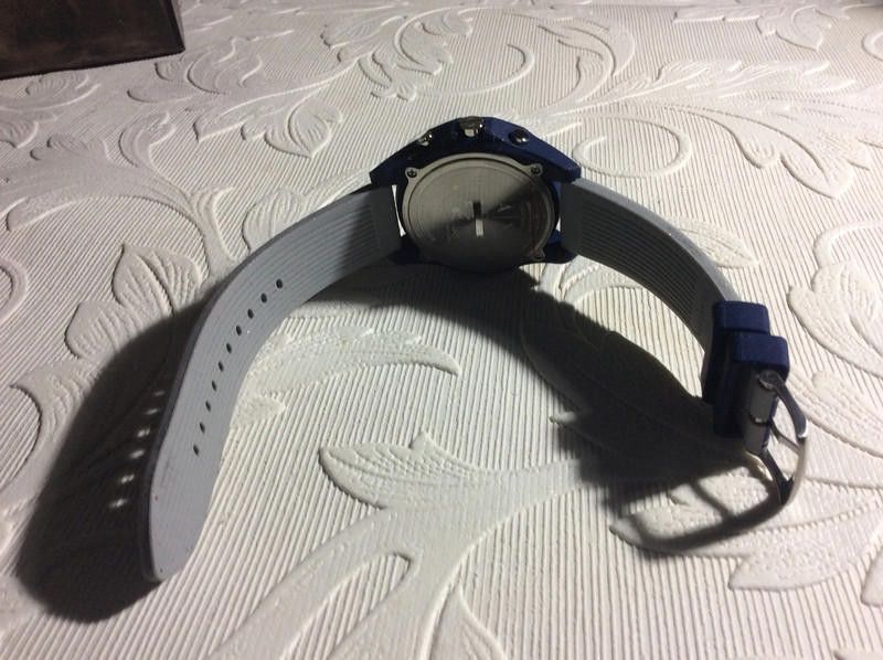 Armani Exchange Armina men's connected blue rubber strap watch Size ONE SIZE - 7 Thumbnail