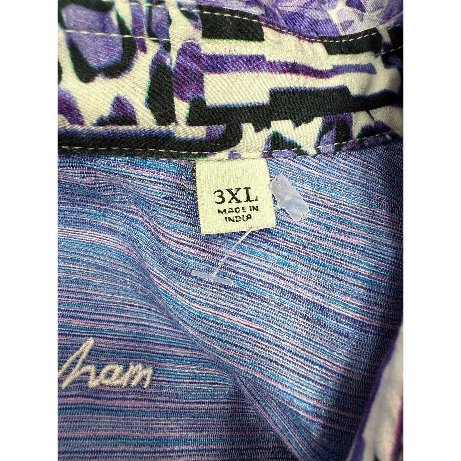Robert Graham Robert Graham Men's Shirt Big Tall 3XL Long #G704 Size US XXL / EU 58 / 5 - 9 Thumbnail