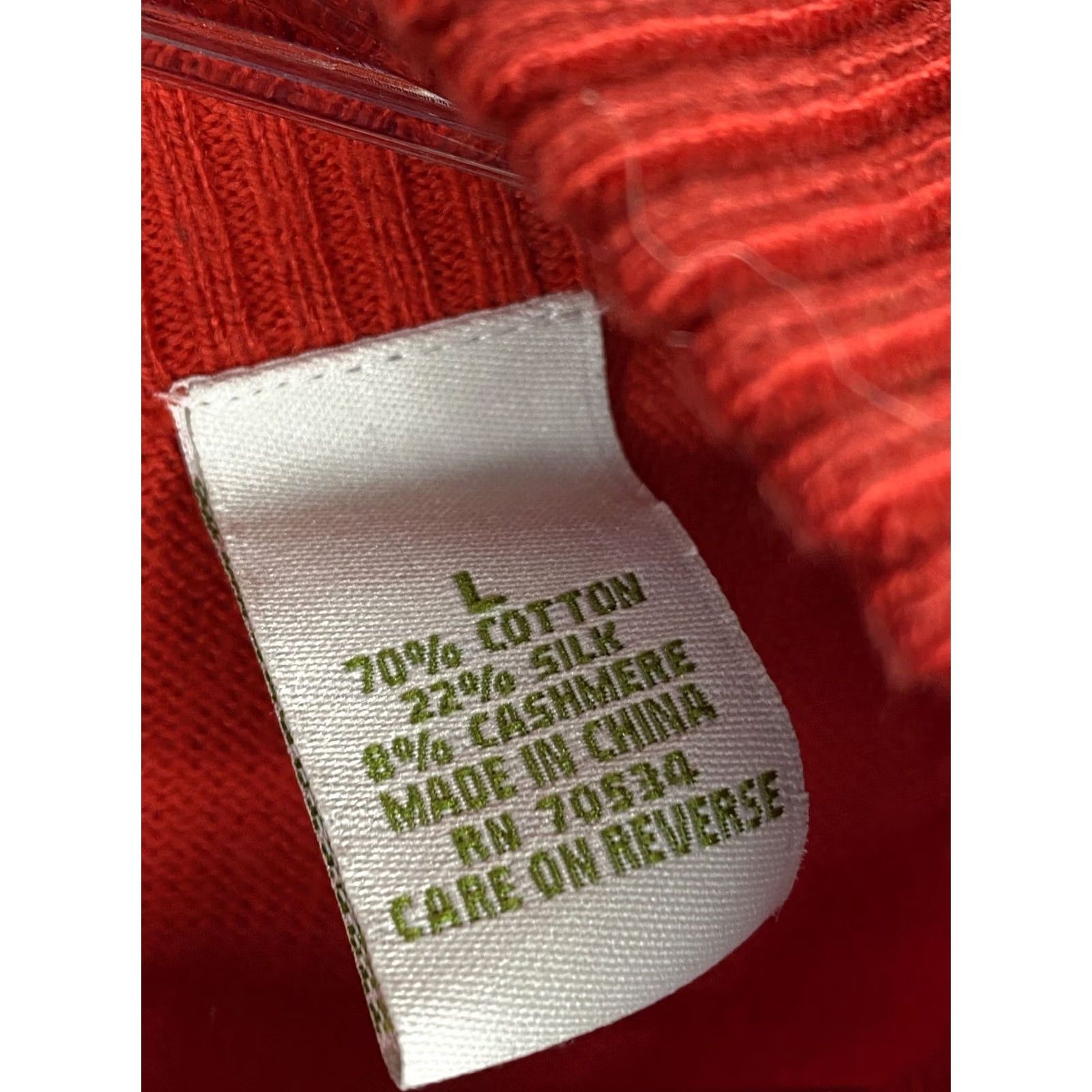 Orvis Orvis Sweater Mens L Red 1/4 Zip Pullover Mock Neck Cashmere Cotton Silk Classic Pullover Knit Zipper Mock Neck 1/4 Zip Mens L Red Orvis Sweater Size US L / EU 52-54 / 3 - 5 Thumbnail