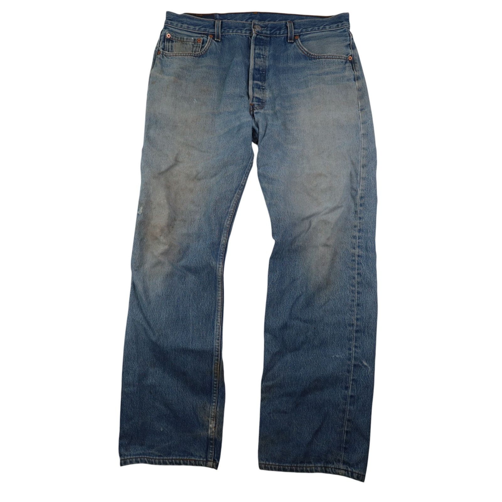 Levi's × Vintage Vintage Levis 501 USA Made Denim Jeans Size US 38 / EU 54 - 1 Thumbnail