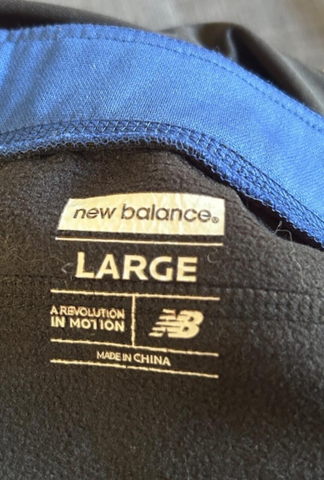 New Balance New Balance Black and Blue Athletic Pants Size Large Size US 34 / EU 50 - 3 Thumbnail