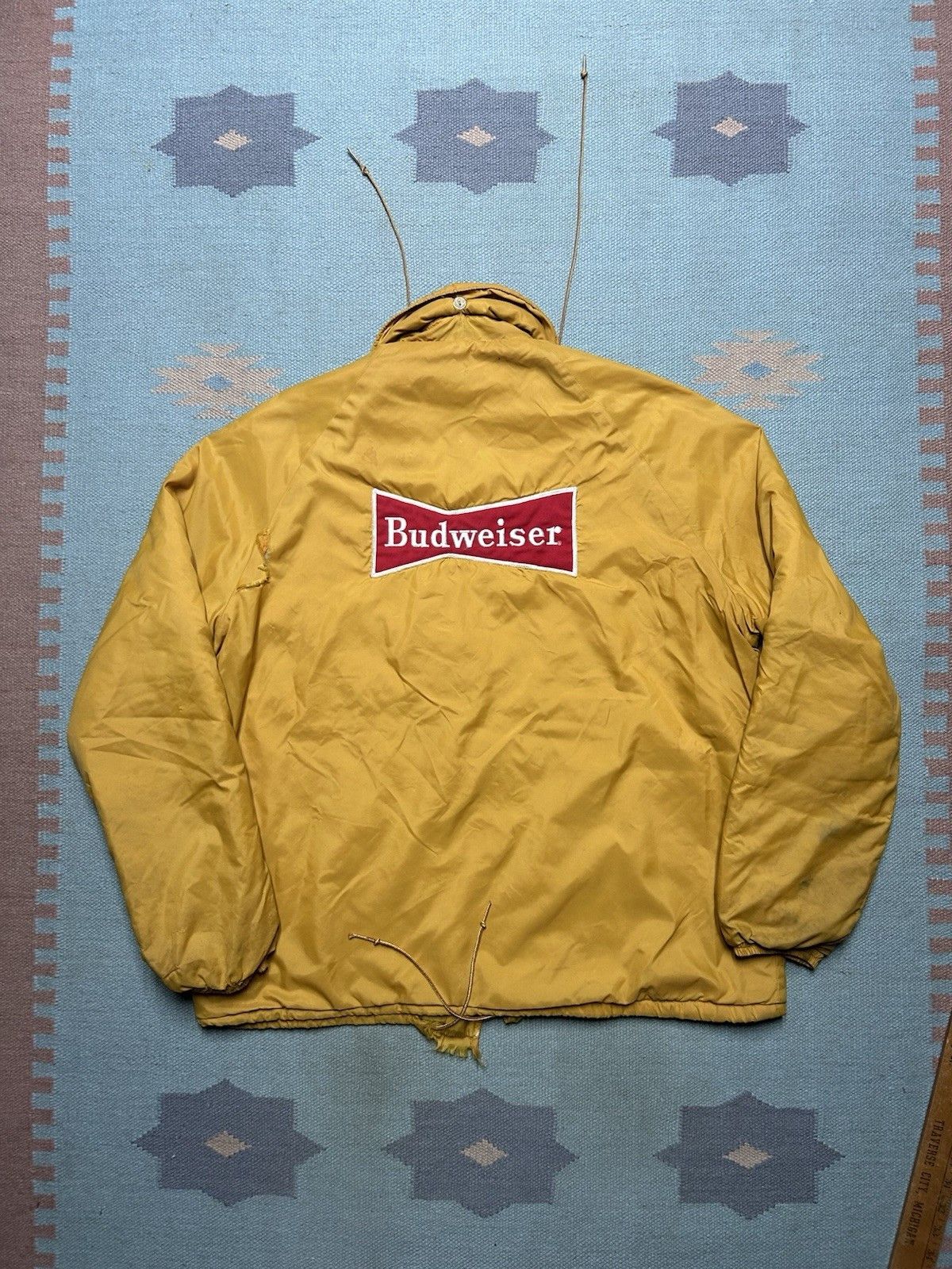 Vintage VTG 60s champion running man nylon jacket budweiser patch XL Size US XL / EU 56 / 4 - 1 Thumbnail
