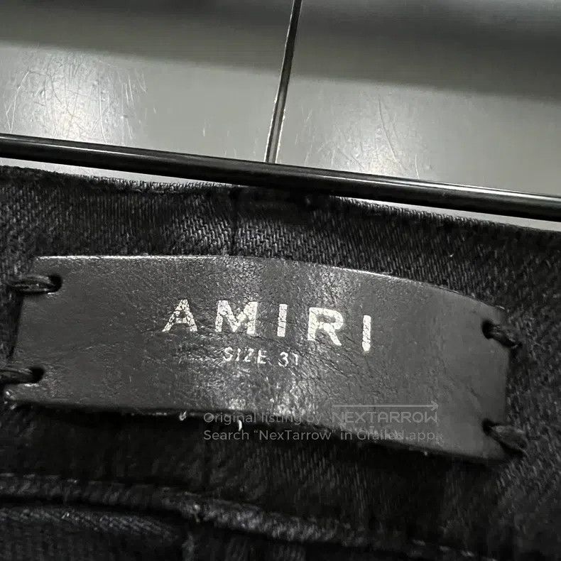 Amiri Amiri Size 31 Zipper knee tight jeans Size US 31 - 2 Thumbnail