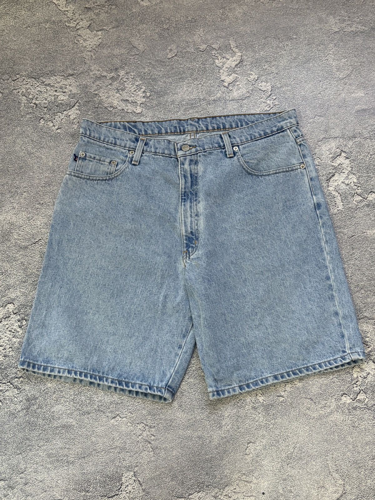 Polo Ralph Lauren Vintage Polo Jeans Co Ralph Lauren Denim Shorts Light Wash Size US 36 / EU 52 - 1 Thumbnail