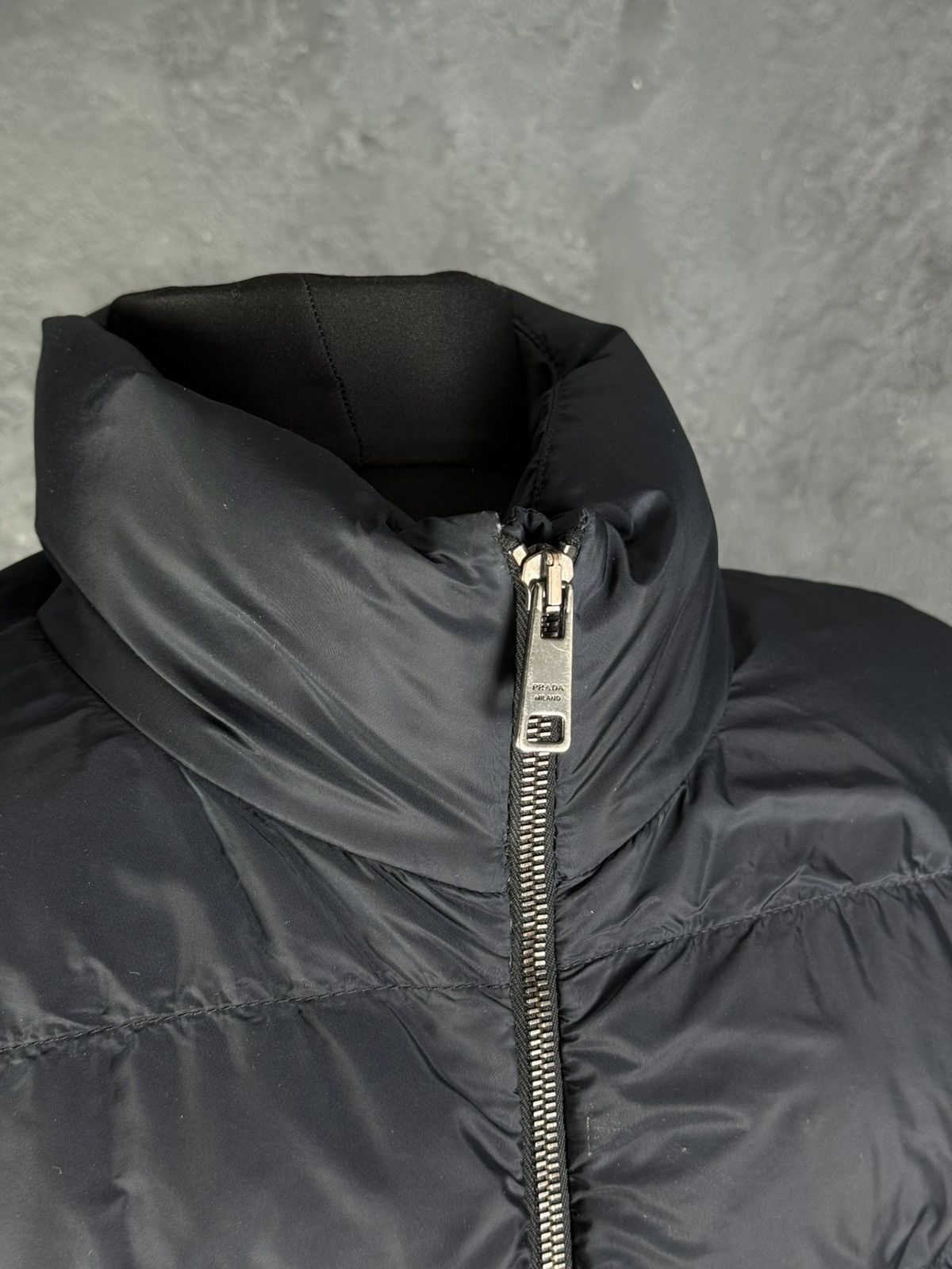 Prada Prada Red Tab Designer Down Puffer Jacket Wool Nylon Men’s Size US M / EU 48-50 / 2 - 12 Thumbnail