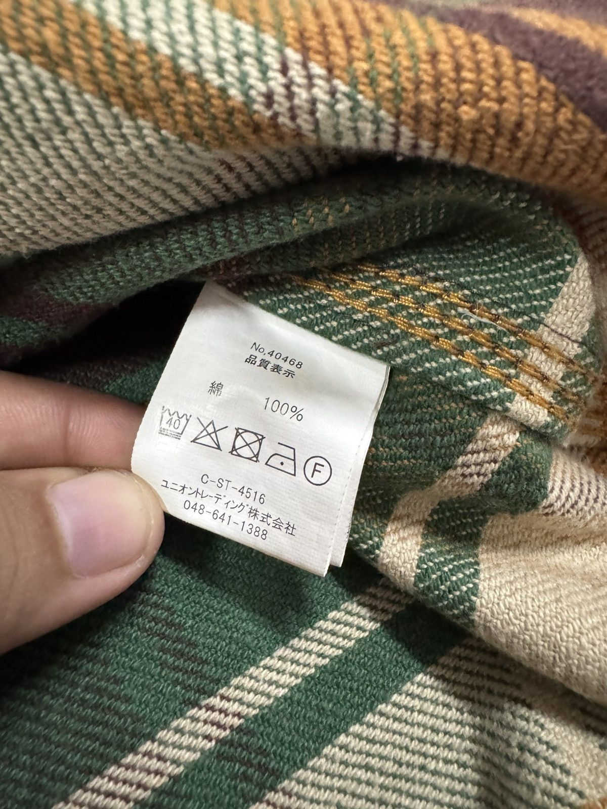 Japanese Brand Houston Union Made Tartan Flannel Button Ups Shirt Size US M / EU 48-50 / 2 - 17 Thumbnail