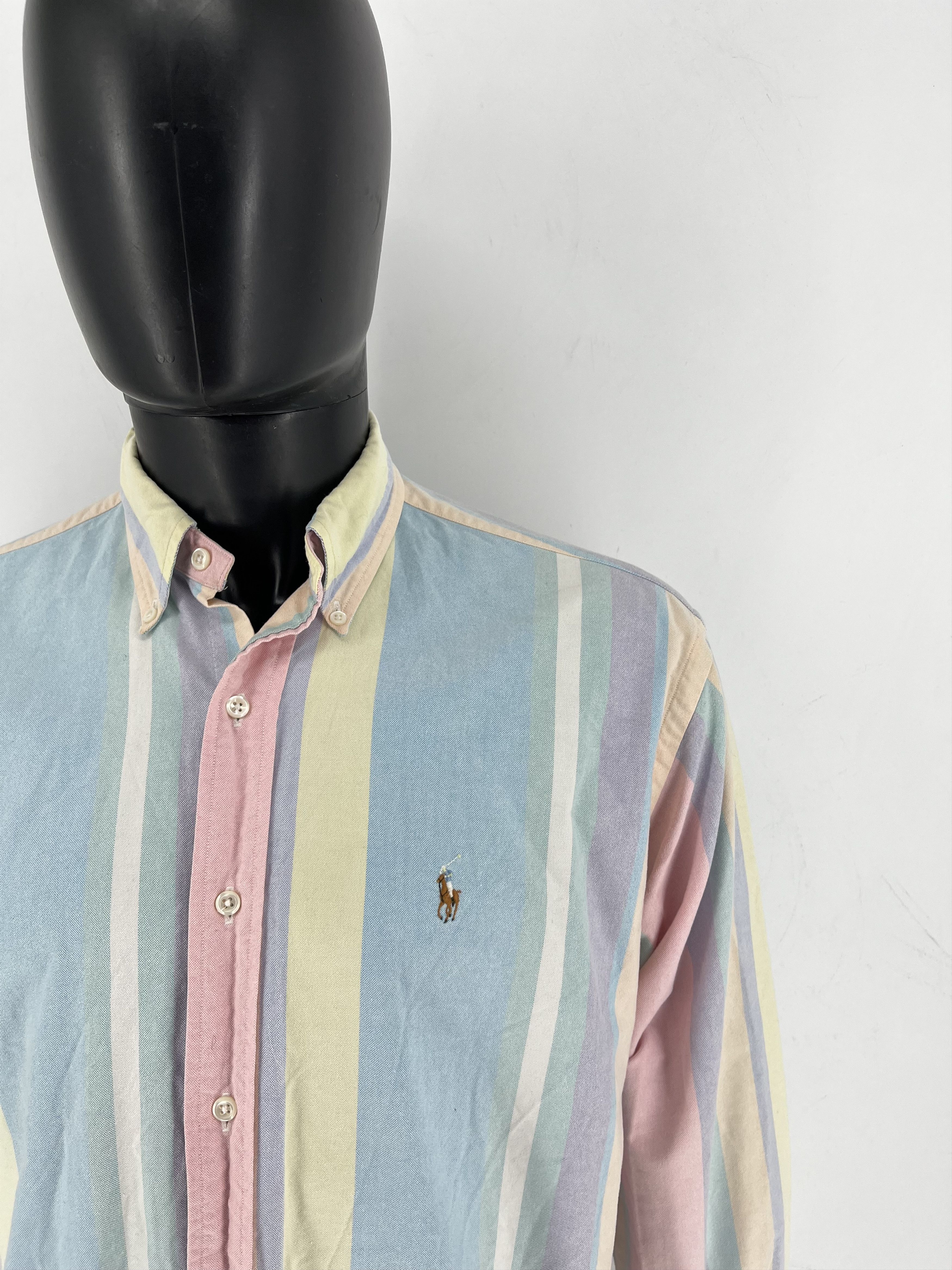 Polo Ralph Lauren Vintage Striped Shirt Polo Ralph Lauren Size M Rare Size US M / EU 48-50 / 2 - 6 Thumbnail