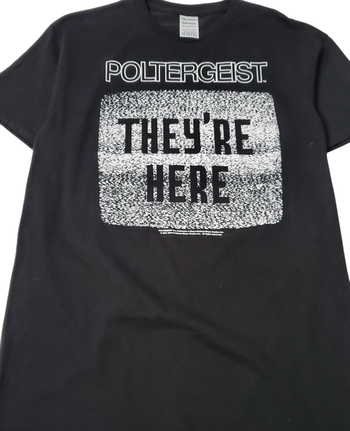 Vintage Poltergeist TV Static Movie T-Shirt Size US M / EU 48-50 / 2 - 2 Thumbnail
