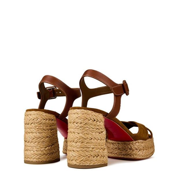 Christian Louboutin Calakala 85mm Espadrilles Size US 8 / IT 38 - 5 Thumbnail