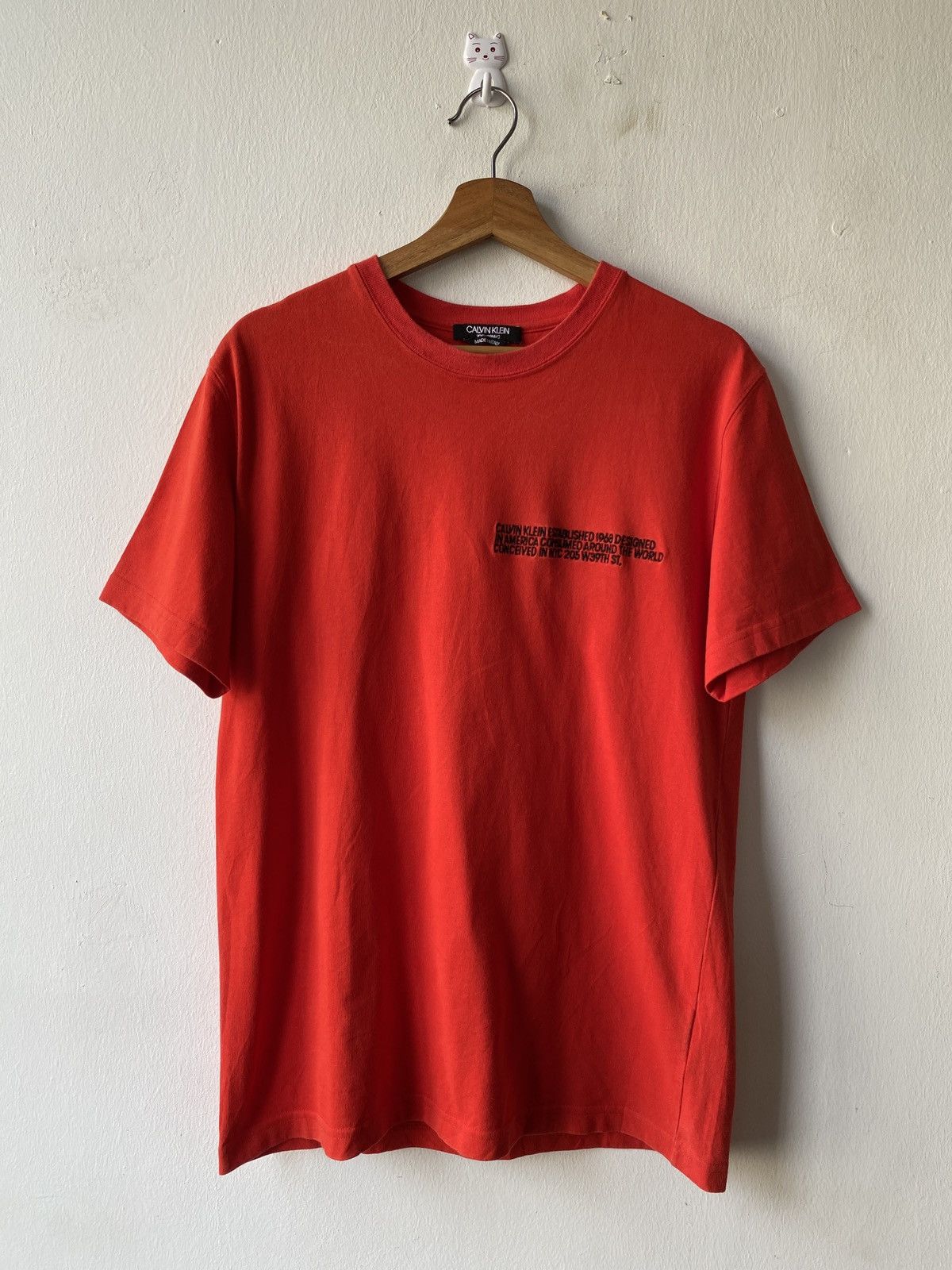 Calvin Klein 205W39NYC × Raf Simons 2000s - Calvin Klein 205W39NYC T Shirt Size US M / EU 48-50 / 2 - 3 Thumbnail