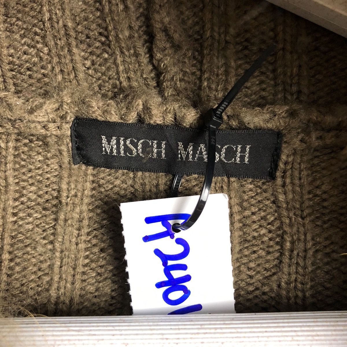 Homespun Knitwear × Japanese Brand Mish Mash japan Brown fur hoodie Knitwear #A2401 Size M / US 6-8 / IT 42-44 - 9 Thumbnail