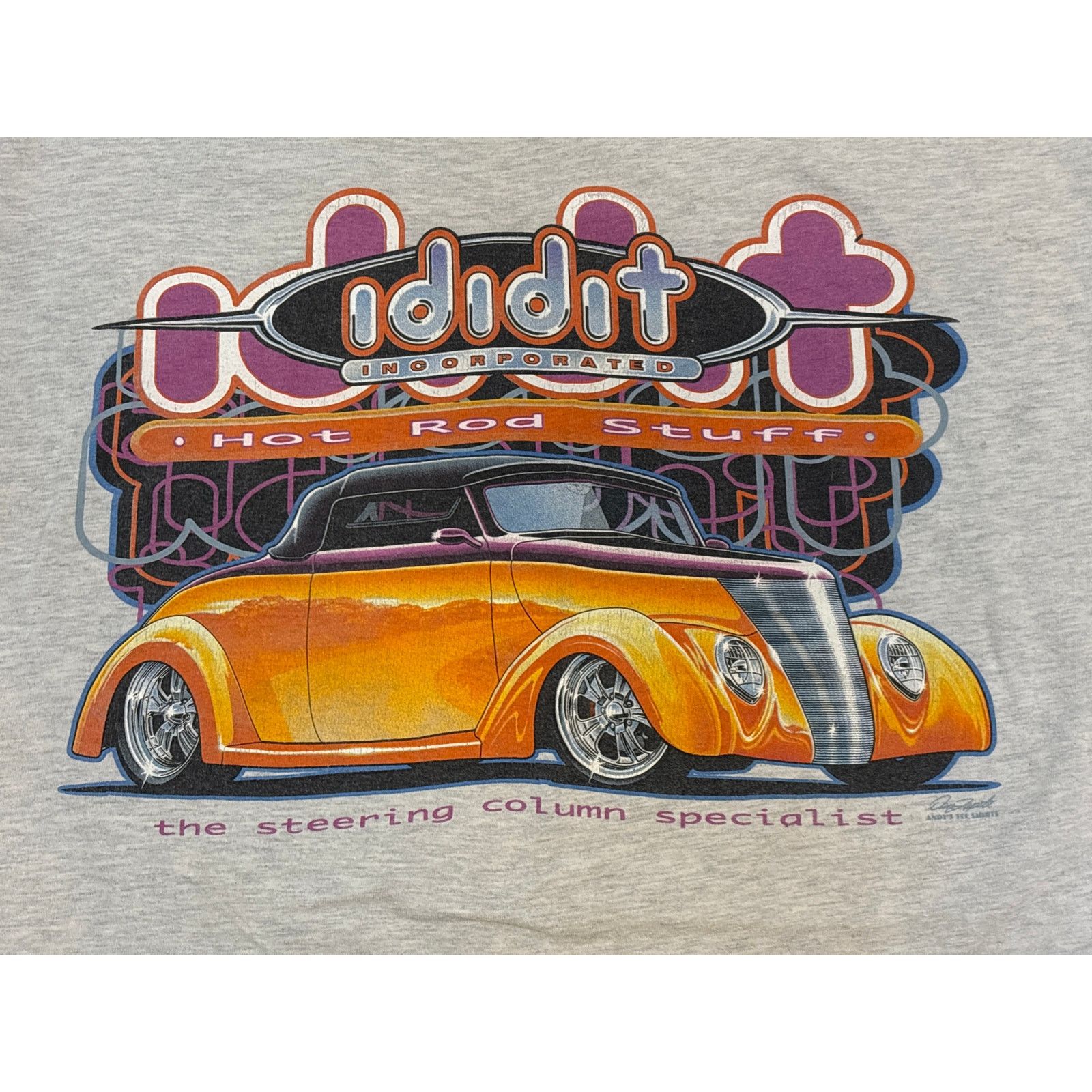 Hanes Vintage Y2K thrashed Ididit incorporated Hot Rod XXL shirt Size US XXL / EU 58 / 5 - 1 Thumbnail