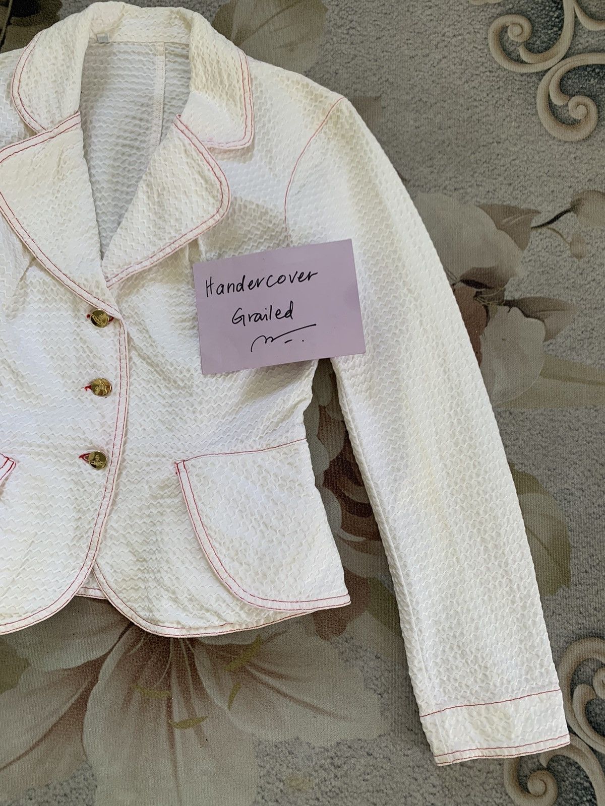 Vivienne Westwood Vivienne Westwood Double Collar Style Jacket Made in Italy Size M / US 6-8 / IT 42-44 - 4 Thumbnail
