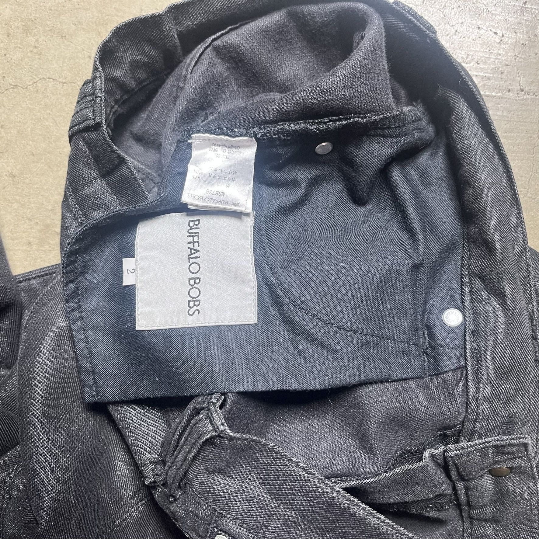 BUFFALO BOBS Buffalo Bobs Waxed Zip Flare Denim Size US 31 - 3 Thumbnail