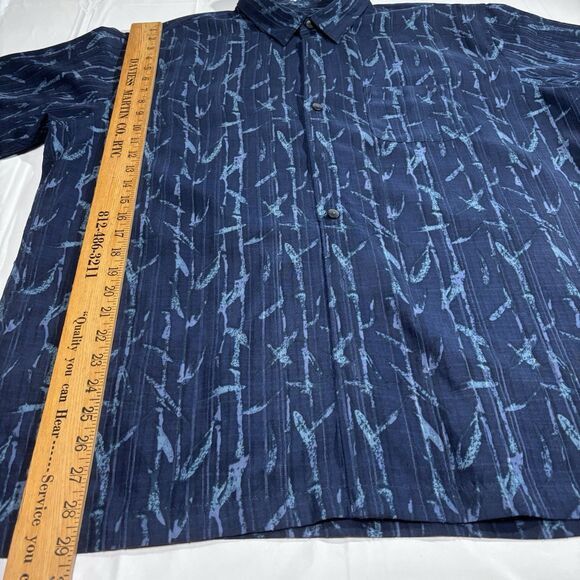 Van Heusen Van Heusen Men Blue Button up Short Sleeve Shirt XL casual Size US XL / EU 56 / 4 - 10 Thumbnail