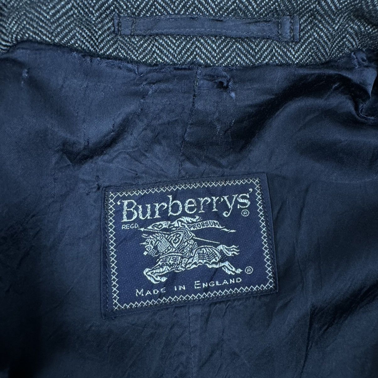 Burberry 🔥BURBERRY HERRINGBONE CASHMERE OVERCOAT LONG JACKET Size US L / EU 52-54 / 3 - 9 Thumbnail