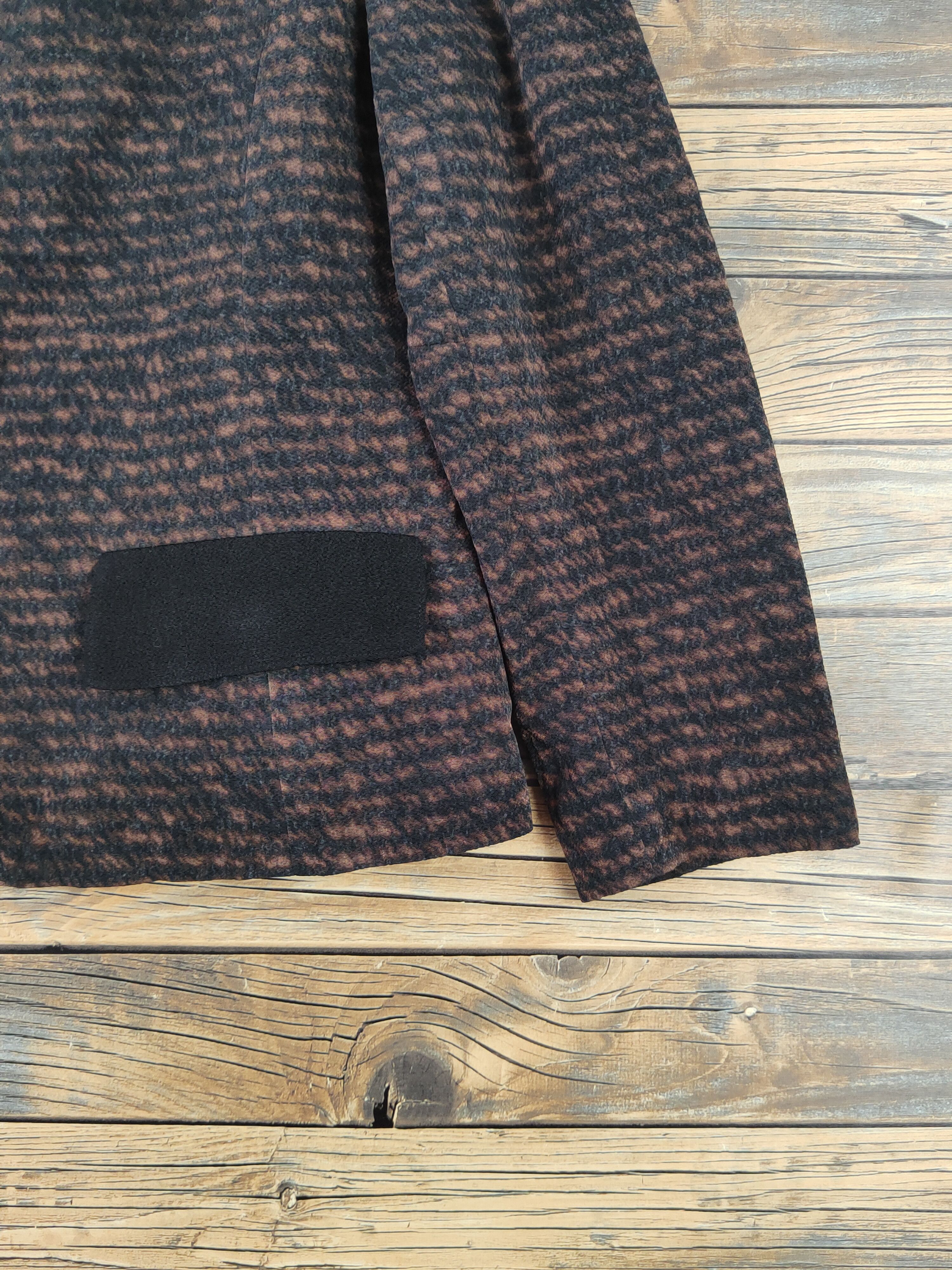 Japanese Brand × Vintage Vintage Tomi Miyazki Black Brown Blazers Size M / US 6-8 / IT 42-44 - 6 Thumbnail