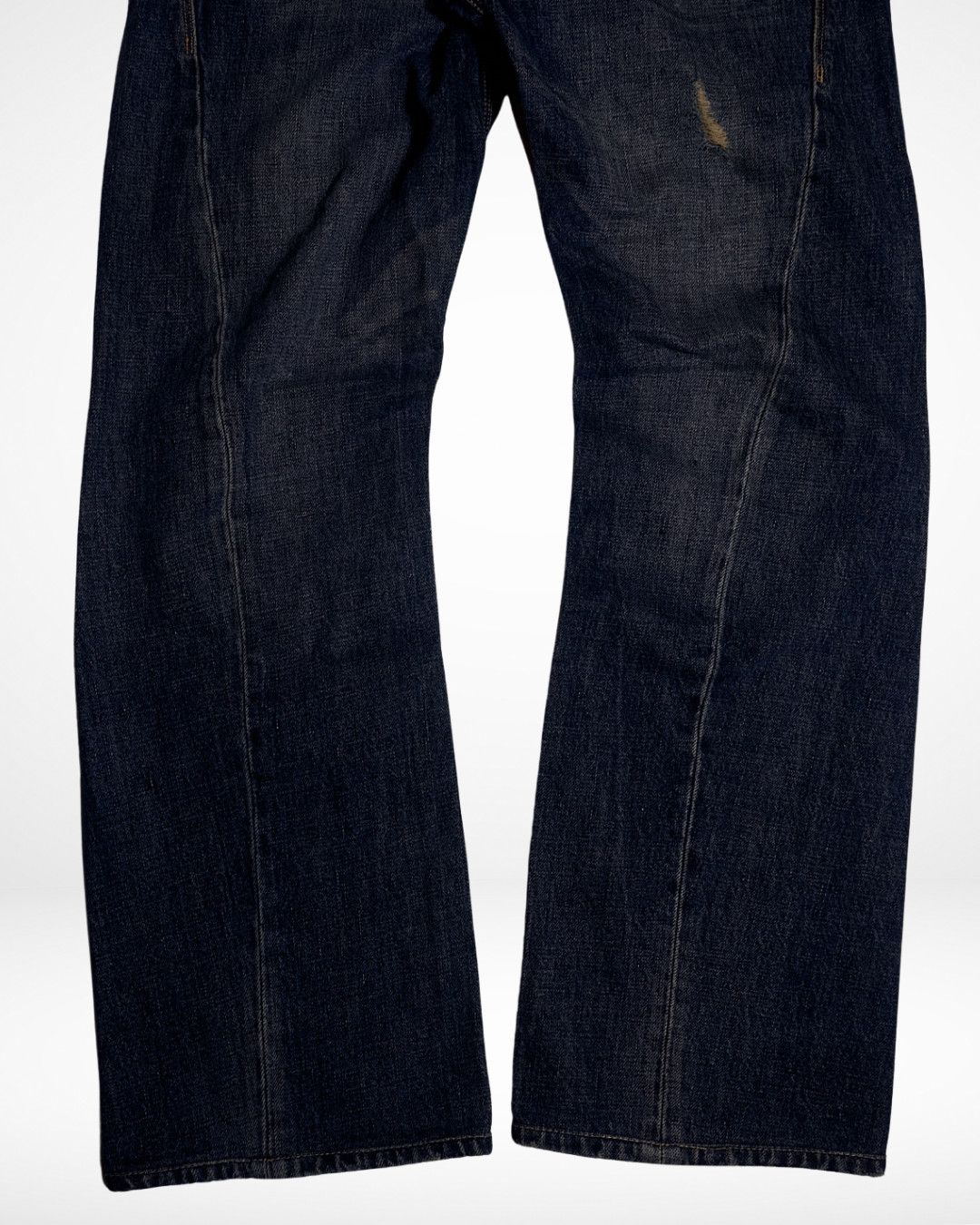 Levi's Vintage Clothing 2012 Levis Engineered Aged Blue Twisted Denim Pants Size US 31 - 4 Thumbnail